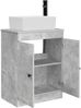 vidaXL Badezimmerschrank mit Waschbecken Betongrau 54 x 35 x 83 cm 890133 Bild 4