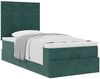 vidaXL Ottoman-Bett mit Matratzen Dunkelgrün 100x200 cm Samt 3313454 Bild 5