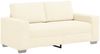 vidaXL Zweisitzer-Sofa Creme 180x77x82 cm Cordstoff 4105202 Bild 2