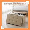Relaxdays Sitzbank aus Stoff Bild 5