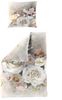 Bettwäsche Bierbaum Mako Satin 5325-90 Blumen grau altrosa 135x200 Bild 2
