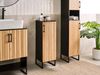 Badezimmerschrank MISCANTI Bambus 30 cm Hellbraun Bild 3