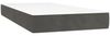 vidaXL Boxspringbett mit Matratze Dunkelgrau 90x200 cm Samt 3132778 Bild 5