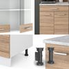 Singleküche R-Line Sonoma/Weiß 140 cm , AP Anthrazit Vicco Bild 5