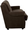 Sofa 3-Sitzer mit Bettfunktion Kaylyn Flockstoff braun Bild 3