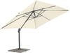 Primaster Alu Ampelschirm 300x300cm Beige inkl Ständer Schutzhülle Sonnenschirm Bild 4
