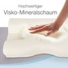 ELONEO Seitenschläferkissen mit Aloe Vera 3D Bezug, 2-tlg, Hausstauballergiker geeignet Bild 5