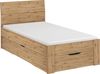 rauch Bett FLEXX, mit Sockelschubkasten, Eiche Artisan, 95 x 90 x 209 cm Bild 1