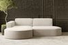 Kaiser Möbel Ecksofa Designer MODENA STUDIO L stoff Poso, Neve, Quelle Bild 5