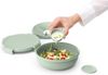 Brabantia 'Make & Take' Salatschüssel, 1,3 L, Kunststoff Jade Green Bild 2