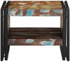 Couchtisch, Sofatisch Mehrfarbig 50x50x38 cm Altholz Massivholz Bild 4