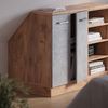 Küchenschrank für Dachschrägen R-Line Beton 60 cm mit 2 Türen, Schrankkorpus 60 cm Tiefe Vicco Bild 4