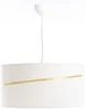 BPS Koncept 01A-062-40 Hängeleuchte SWING Velourss auf PVC-Basis weiß, gold 1xE27 60W H:102 Ø40cm dimmbar Bild 5