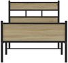 vidaXL Bettgestell ohne Matratze Sonoma-Eiche 75x190 cm Holzwerkstoff 4017280 Bild 4