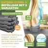 KESSER® Sonnenschirmständer 4-teilig Schirmgewicht Schirmständer für Ampelschirm Bodenkreuz 60 Liter / 80 kg befüllbar mit Wasser oder Sand Inkl. Metallverbinder Ampelschirmständer Kunststoff Anthrazit Bild 3
