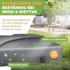KESSER® Sonnenschirmständer 4-teilig Schirmgewicht Schirmständer für Ampelschirm Bodenkreuz 60 Liter / 80 kg befüllbar mit Wasser oder Sand Inkl. Metallverbinder Ampelschirmständer Kunststoff Anthrazit Bild 4