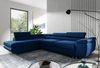 Ecksofa in L-Form AVESTA, L-förmige Eckcouch mit Schlaffunktion, ausziehbares Sofa, 1 Bettzeugbehälter, verstellbare Kopfstützen, (Monolith 77), 72 x 201 cm Bild 2