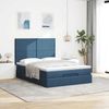 vidaXL Ottoman-Bett mit Matratze Blau 140x190 cm Stoff 3313077 Bild 3