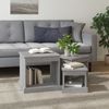 vidaXL Couchtische 3 Stk. Grau Sonoma Holzwerkstoff 816494 Bild 3