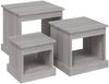 vidaXL Couchtische 3 Stk. Grau Sonoma Holzwerkstoff 816494 Bild 2