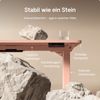 Desktronic HomePro Elektrisch höhenverstellbarer Schreibtisch 160x80cm Weiß/Rosa mit Memory-Funktion, Anti-Kollisions Technologie, USB-A und USB-C-Ladeanschlüssen Bild 4
