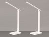 2er SET Akku Schreibtischlampen Weiß ohne Kabel, Höhe 39,5cm Bild 3