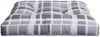 vidaXL Palettenkissen Grau Karomuster 80x80x12 cm Stoff 360505 Bild 5