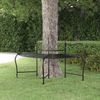vidaXL Baumbank, Stahl Schwarz, 150 x 63,5 x 95 cm Bild 2