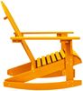 Schaukelstuhl, Relaxstuhl, Schaukelsessel Massivholz Tanne Orange Bild 3