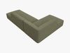 Micadoni Ecksofa Ruby 4-Sitzer Links Kord Scala Grün Bild 4