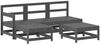 vidaXL 5-tlg. Garten-Lounge-Set mit Kissen Grau Massivholz 3186062 Bild 3