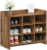 vidaXL Schuhschrank Altholz 85 x 39,5 x 70 cm Holzwerkstoff 8011369 Bild 2