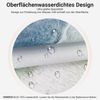 Duschvorhang Blattmuster 180x200cm Antischimmel Wasserabweisend 12 Ösen Bild 2