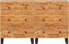 vidaXL Sideboard 2 pcs Braun 60 x 33 x 75 cm Massivholz Mango 3310100 Bild 4