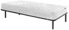 Vente-unique - PELOPS Mattress and bed base set MetallStoff Schwarz - B 90 cm88 cm3,8 cm x H 15 cm5 cm25 cm x L 190 cm188 cm3,8 cm Bild 1