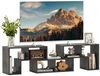 COSTWAY TV-Schrank Eckregal 3-teilig, ausziehbar, frei Kombinierbar Bild 5