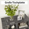 COSTWAY TV-Schrank Eckregal 3-teilig, ausziehbar, frei Kombinierbar Bild 3