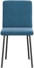 vidaXL Esszimmerstühle 6 Stk. Blau Samt 3315566 Bild 4