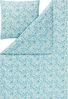 Estella Interlock Jersey Bettwäsche Tina 6545-051 cyan floral 135x200 Bild 2