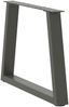 vidaXL Couchtischbeine V-Form 2 Stück Anthrazit 50x(42-43,3) cm Stahl 4012550 Bild 4
