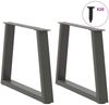 vidaXL Couchtischbeine V-Form 2 Stück Anthrazit 50x(42-43,3) cm Stahl 4012550 Bild 3