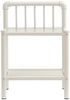 vidaXL Nachttische 2 Stk. Weiß Transparent Metall und Glas [325102] Bild 5