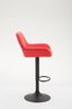 Barhocker Braga Kunstleder, Rot Bild 4