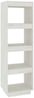 vidaXL Bücherregal/Raumteiler Weiß 40 x 35 x 135 cm Massivholz Kiefer [SKU:810850] Bild 2