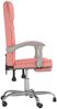 vidaXL Bürostuhl mit Liegefunktion Rosa Kunstleder [349701] Bild 4