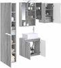 vidaXL Badezimmerschrank-Set 5 pcs Grau Sonoma 50 x 14,5 x 70 cm 3407324 Bild 2