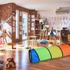 Relaxdays Bunter Spieltunnel, Polyester bunt / Stahldraht, Ø 46x180 cm Bild 5