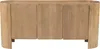 Vente-unique - ISLARA Sideboard Holz, Platte Beige - B 40 cm x H 75 cm x L 165 cm Bild 2