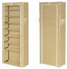 Schuh-Stoffschrank Beige mit 8 Ablagen Bild 3