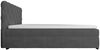 Boxspringbett Schlafzimmerbett GISEL 180x200cm Stoff Salvador Dunkelgrau Bild 5